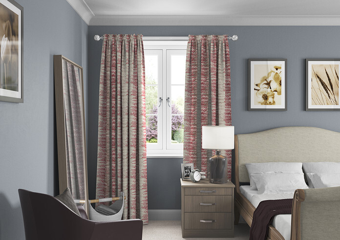 Highbury, Rosso - Made to Measure Curtains - Image 5